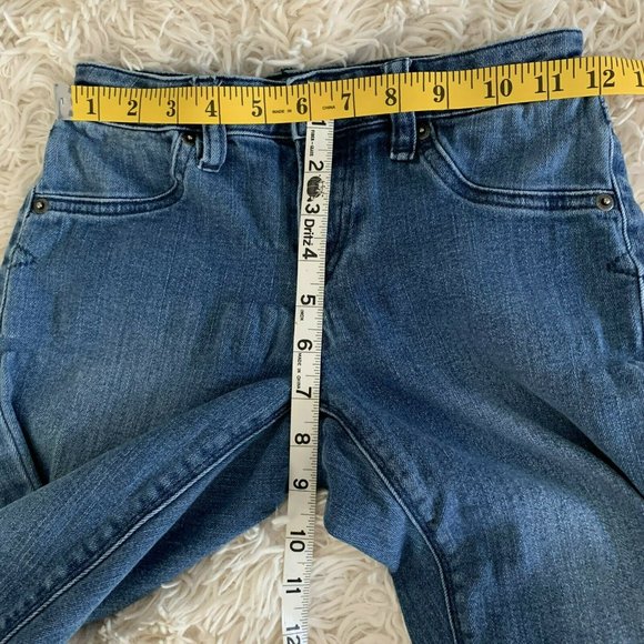 volcom brand jeans liberator legging ankle fit blue size 0 - Picture 7 of 11